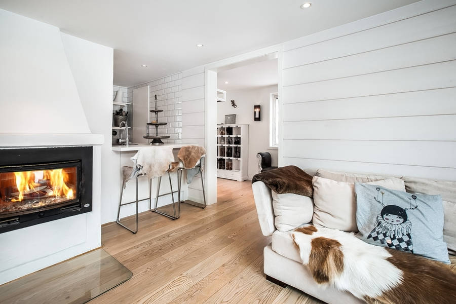 Une maison suédoise près des plages