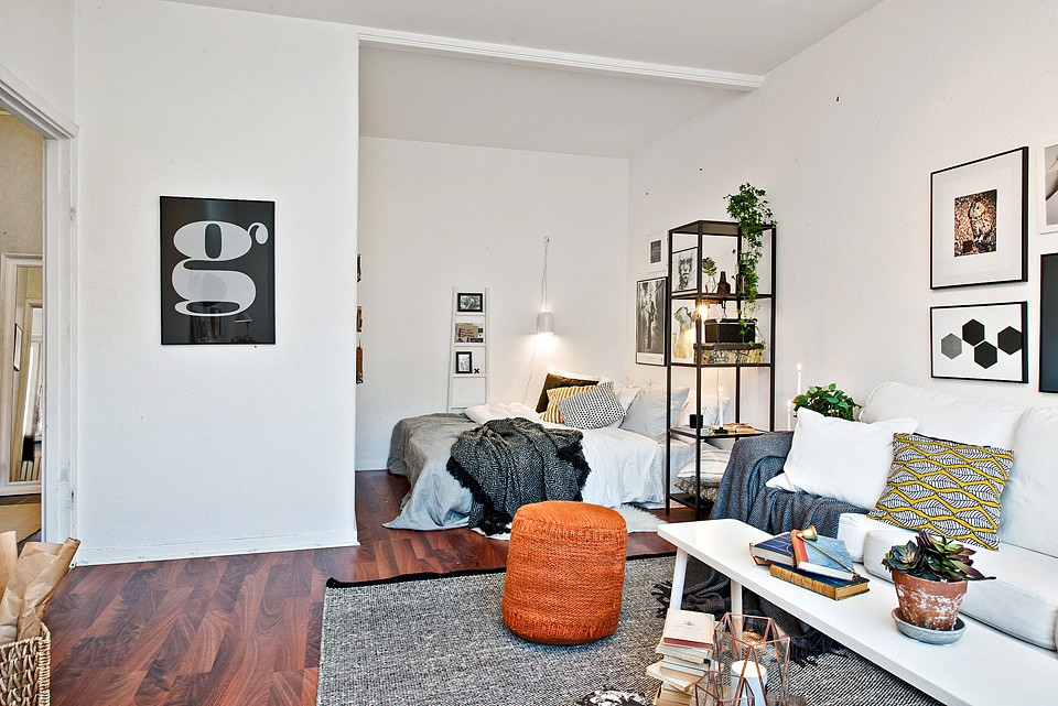Les petites surfaces du jour : une chambre en alcôve - PLANETE DECO ... Les petites surfaces du jour : une chambre en alcôve - PLANETE DECO ...