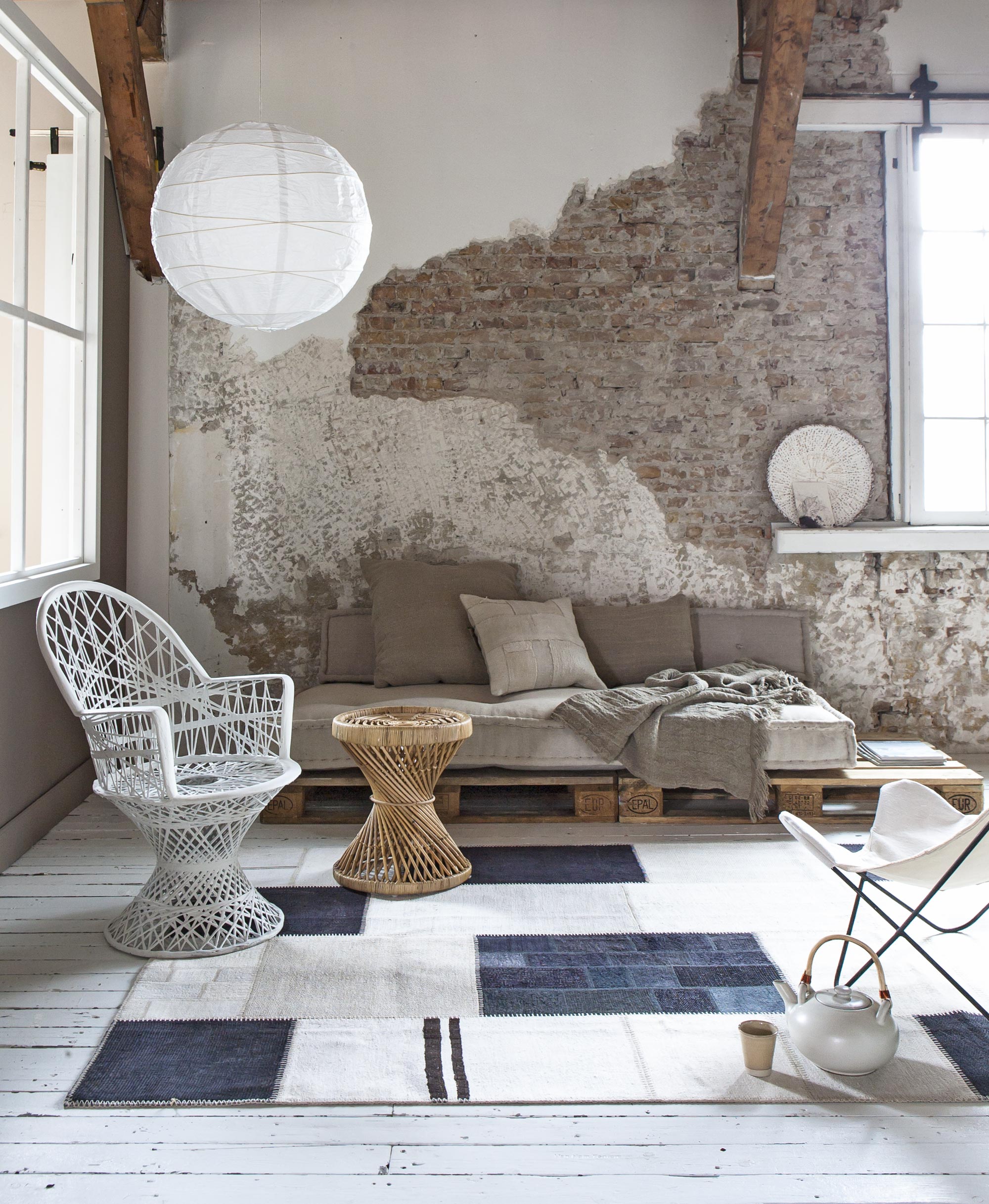 Une maison brute et naturelle