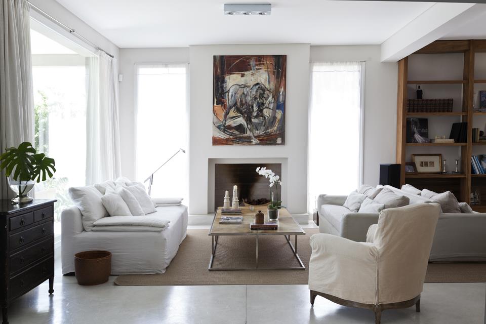 La maison blanche d'une designer