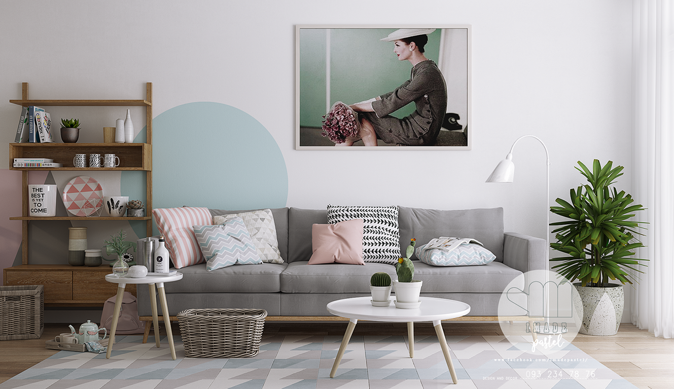 interior design pastel