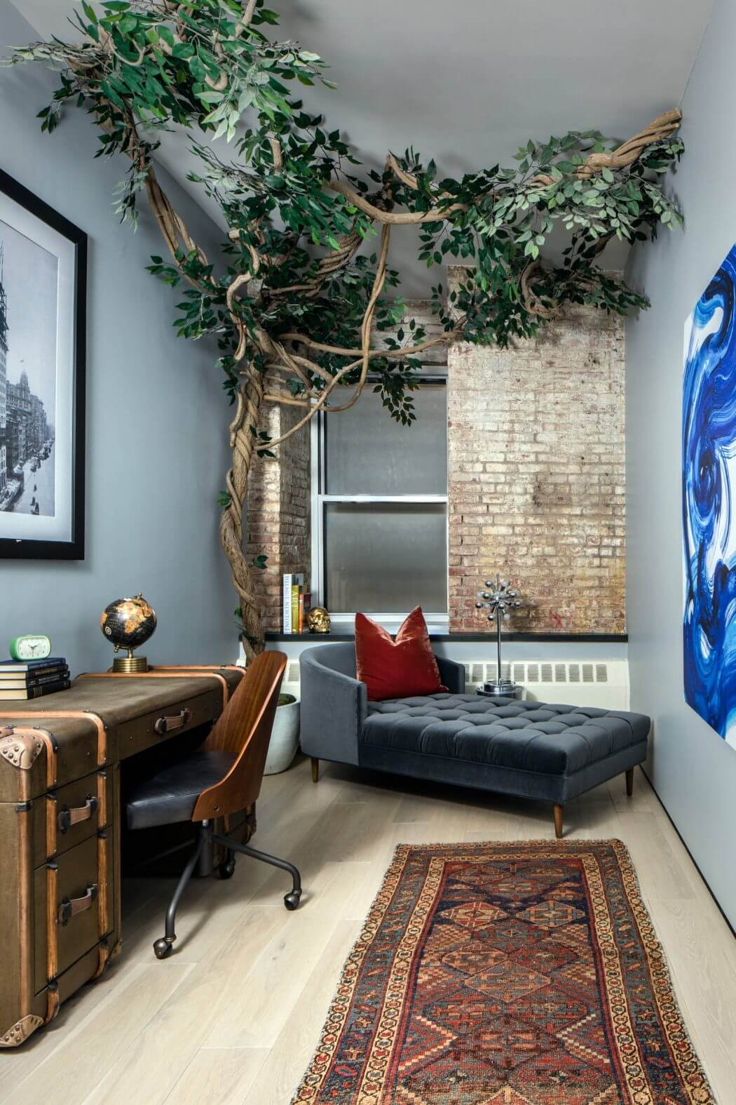 Un loft aux accents organiques à New York