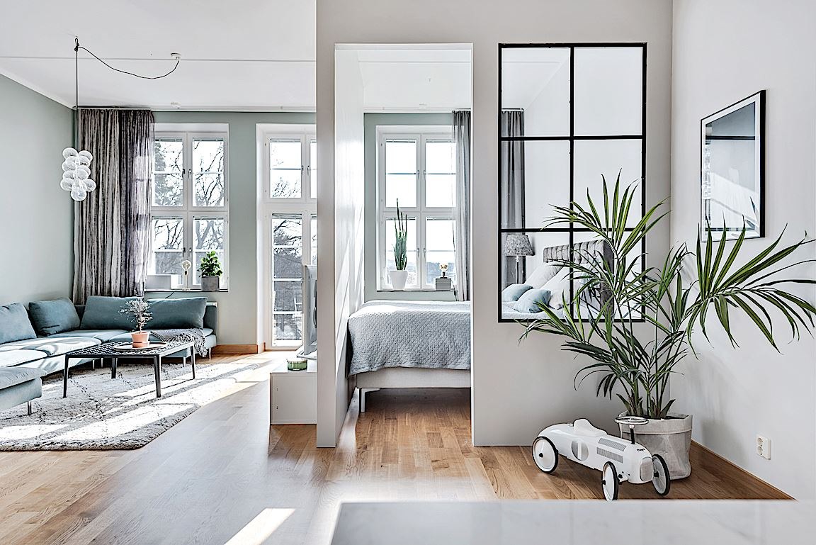 Une chambre de plus dans un appartement suédois