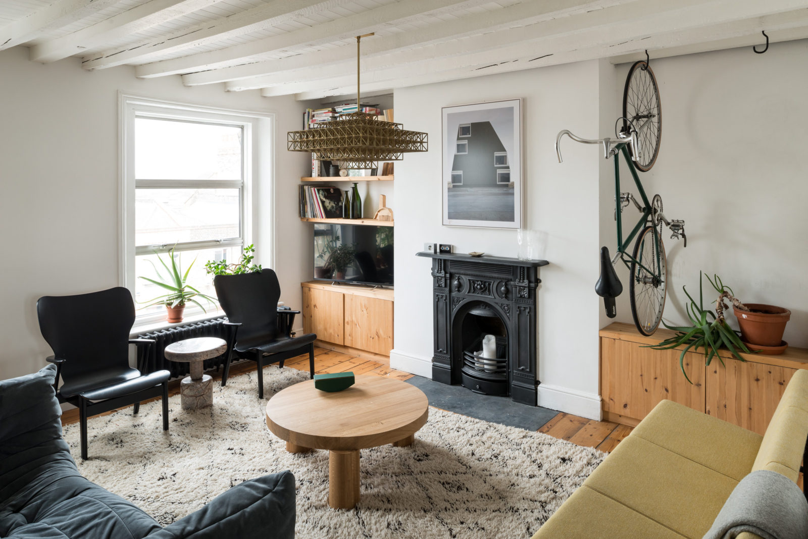Un appartement londonien aux briques apparentes