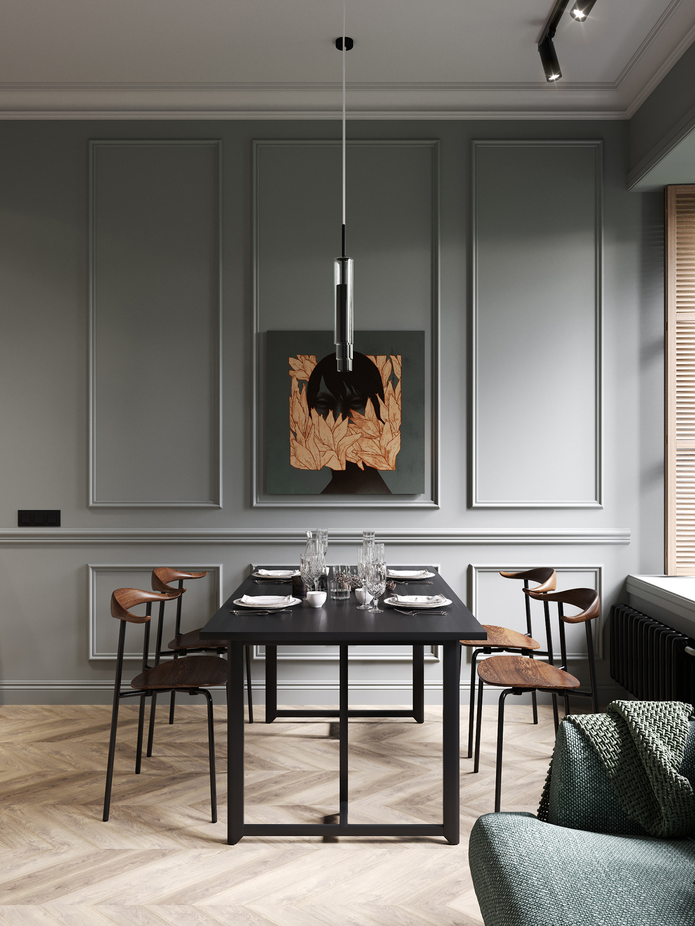 Un appartement classique chic par Cartelle Design - PLANETE DECO a Un appartement classique chic par Cartelle Design - PLANETE DECO a
