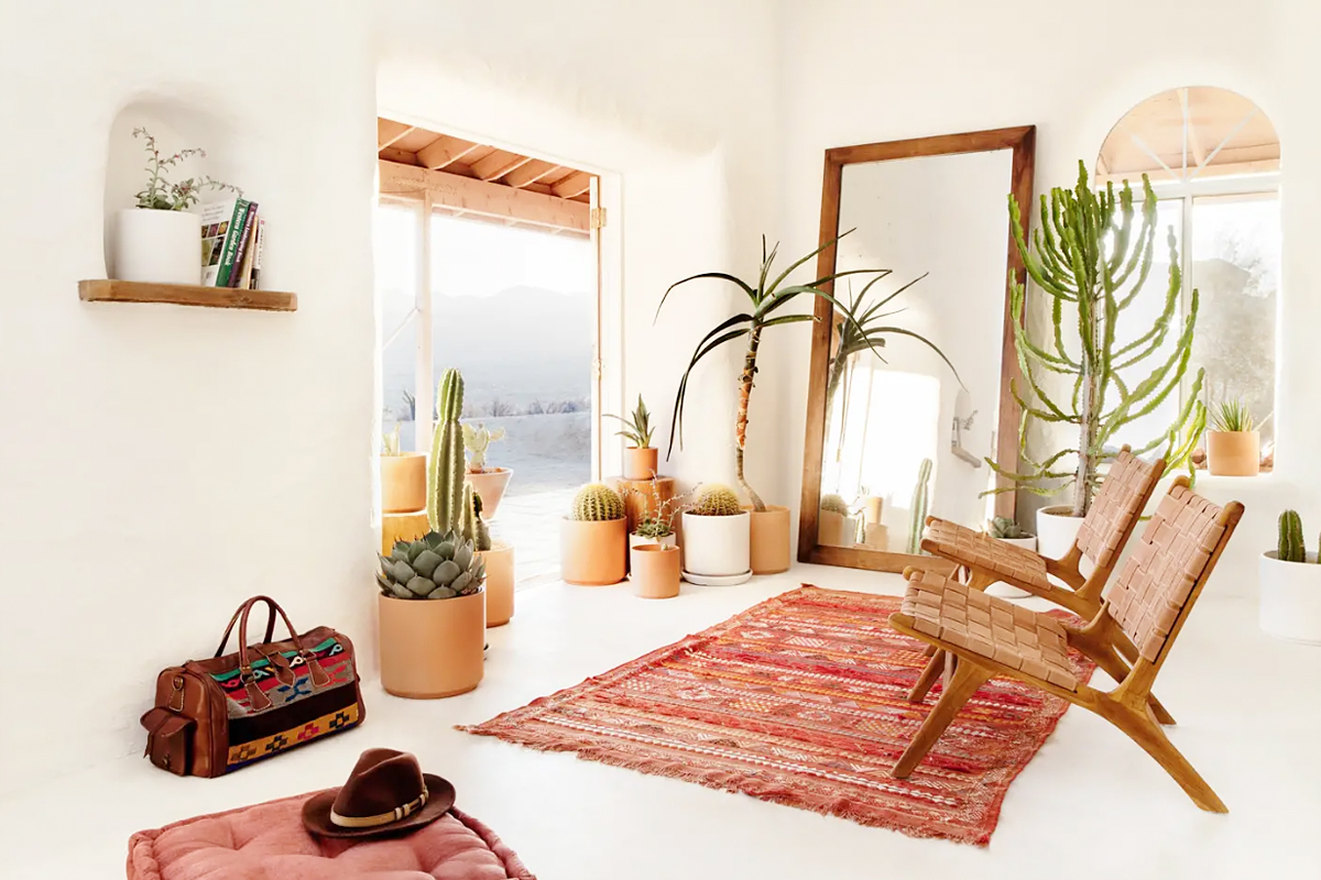 Décoration zen et naturelle pour une maison écologique dans le désert ...