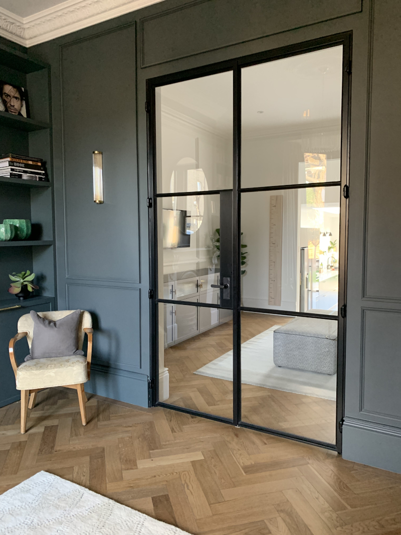 La rénovation d'une maison du 19ème siècle en couleurs contemporaines