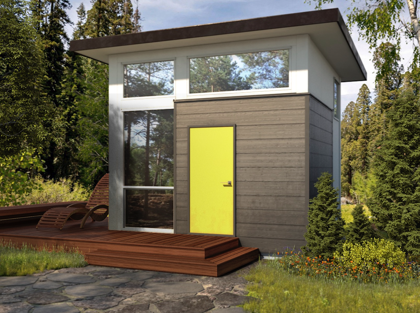 Amazon vend cette tiny house de 16m2 en forme de cube et l'expédie