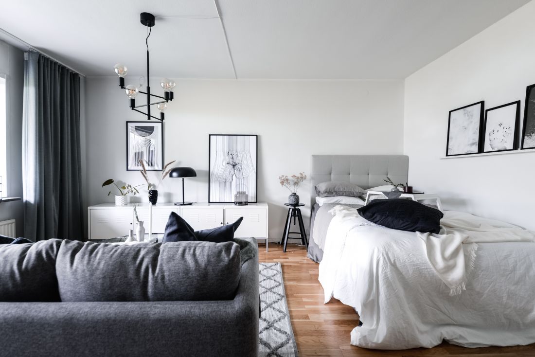 Comment transformer ce grand studio de 44m2 en un appartement de deux ...