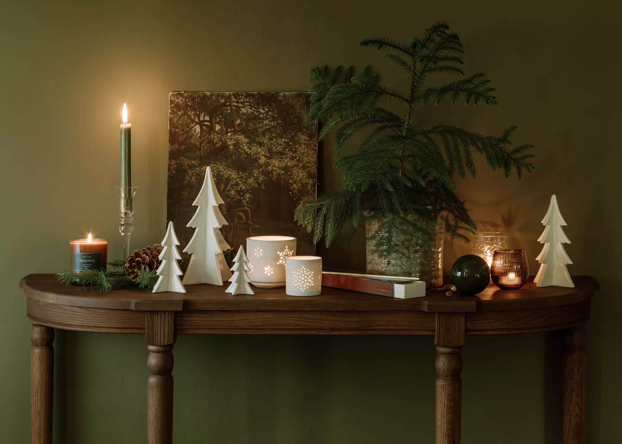 Une décoration de Noël très anglaise par Neptune
