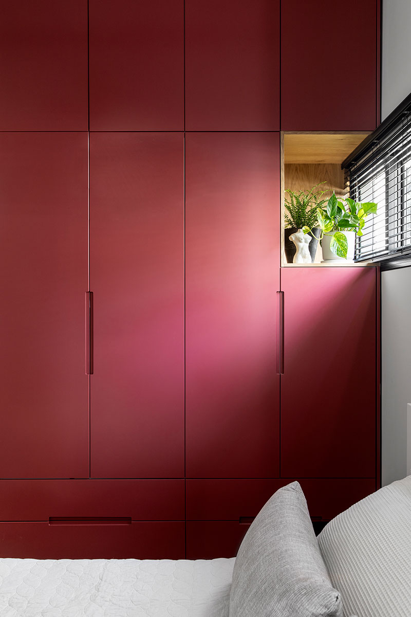 Nouveau plan dans un appartement de 60m2 au look design