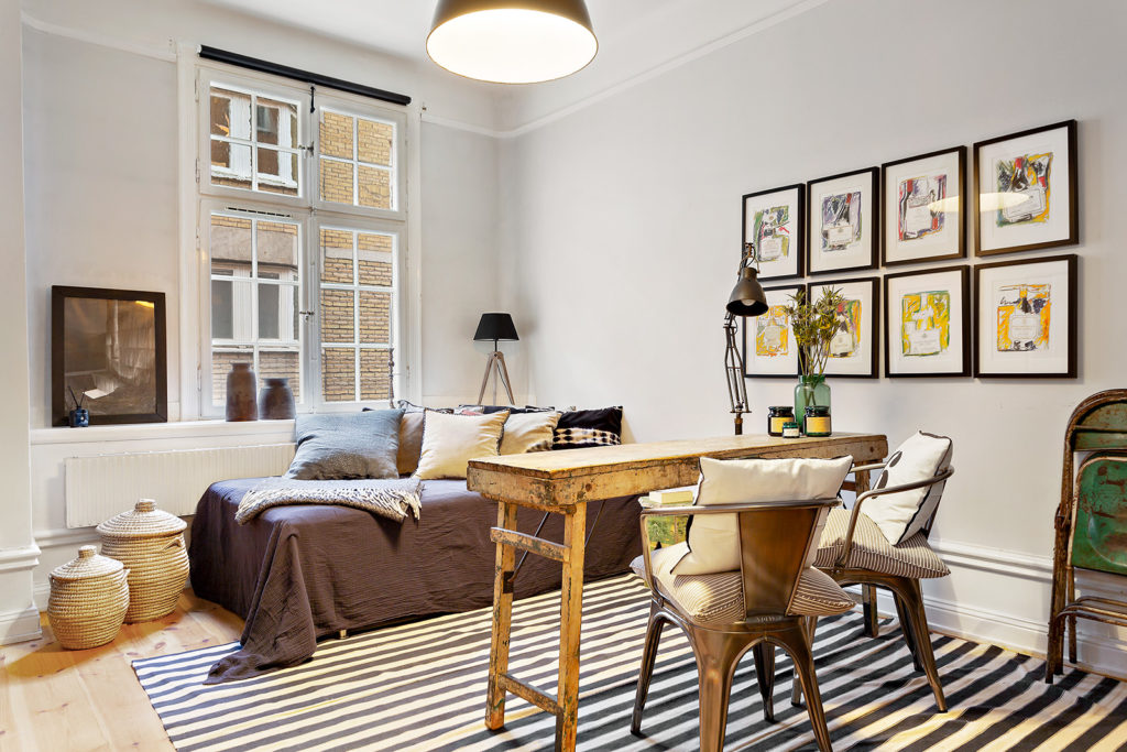 Un studio de 21m2 seulement avec une décoration de charme