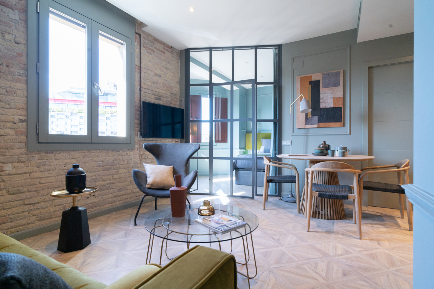 La rénovation contemporaine d'un appartement de 48m2