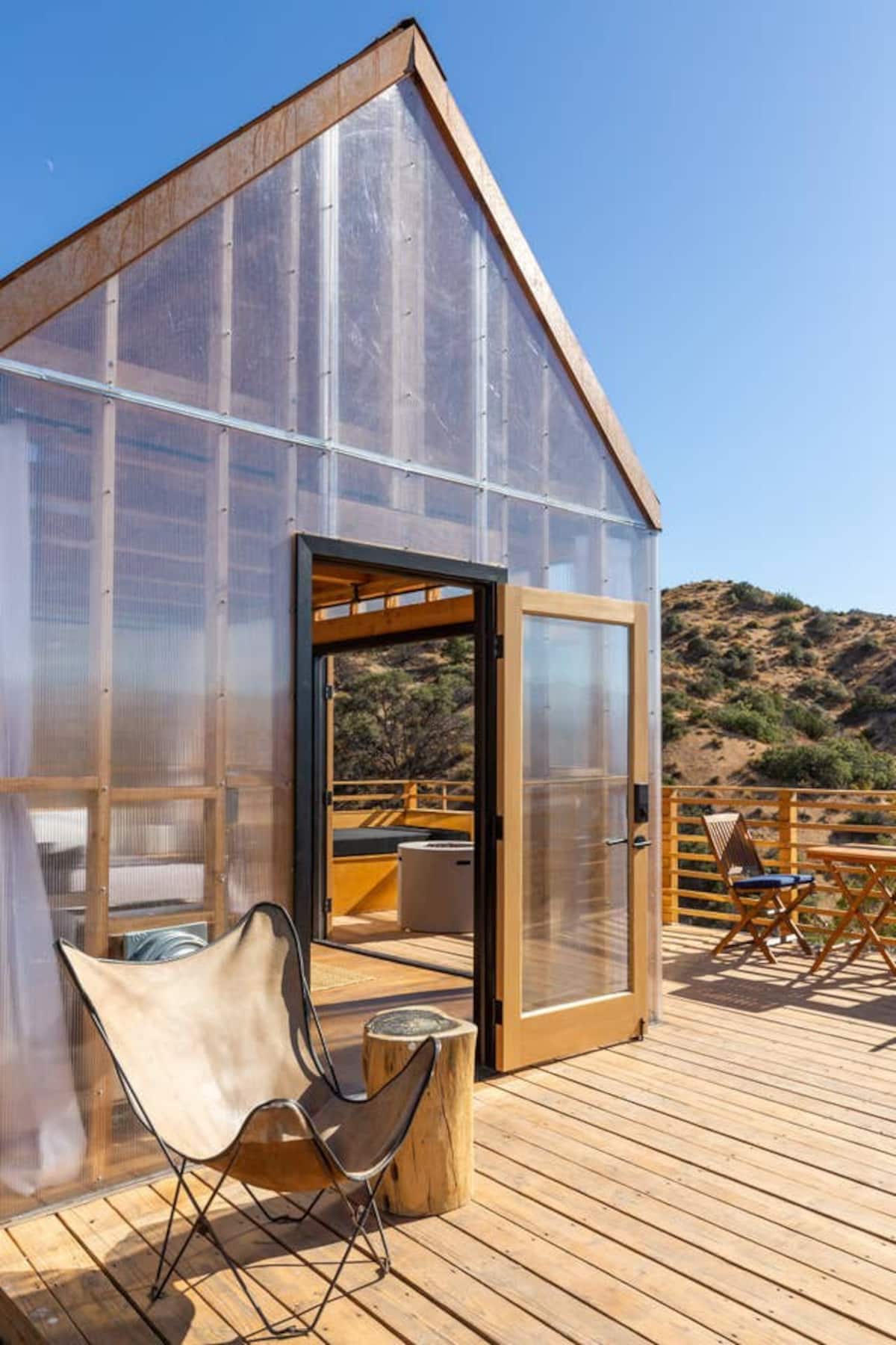 terrasse cabane minimaliste