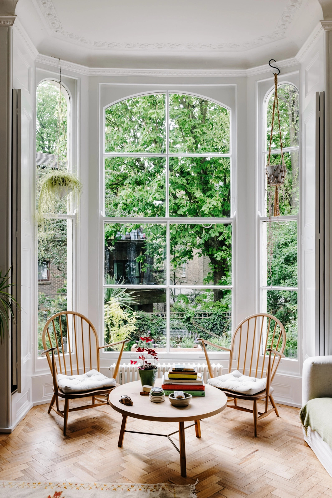Bow-windows pour un lumineux appartement londonien