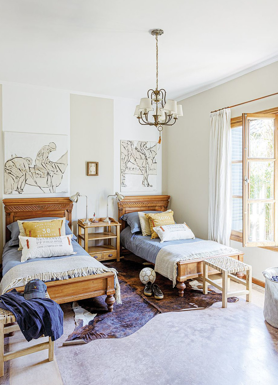 chambre enfants lit en bois