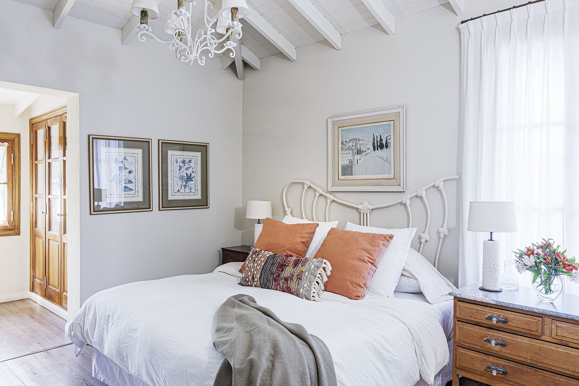 chambre déco rustique