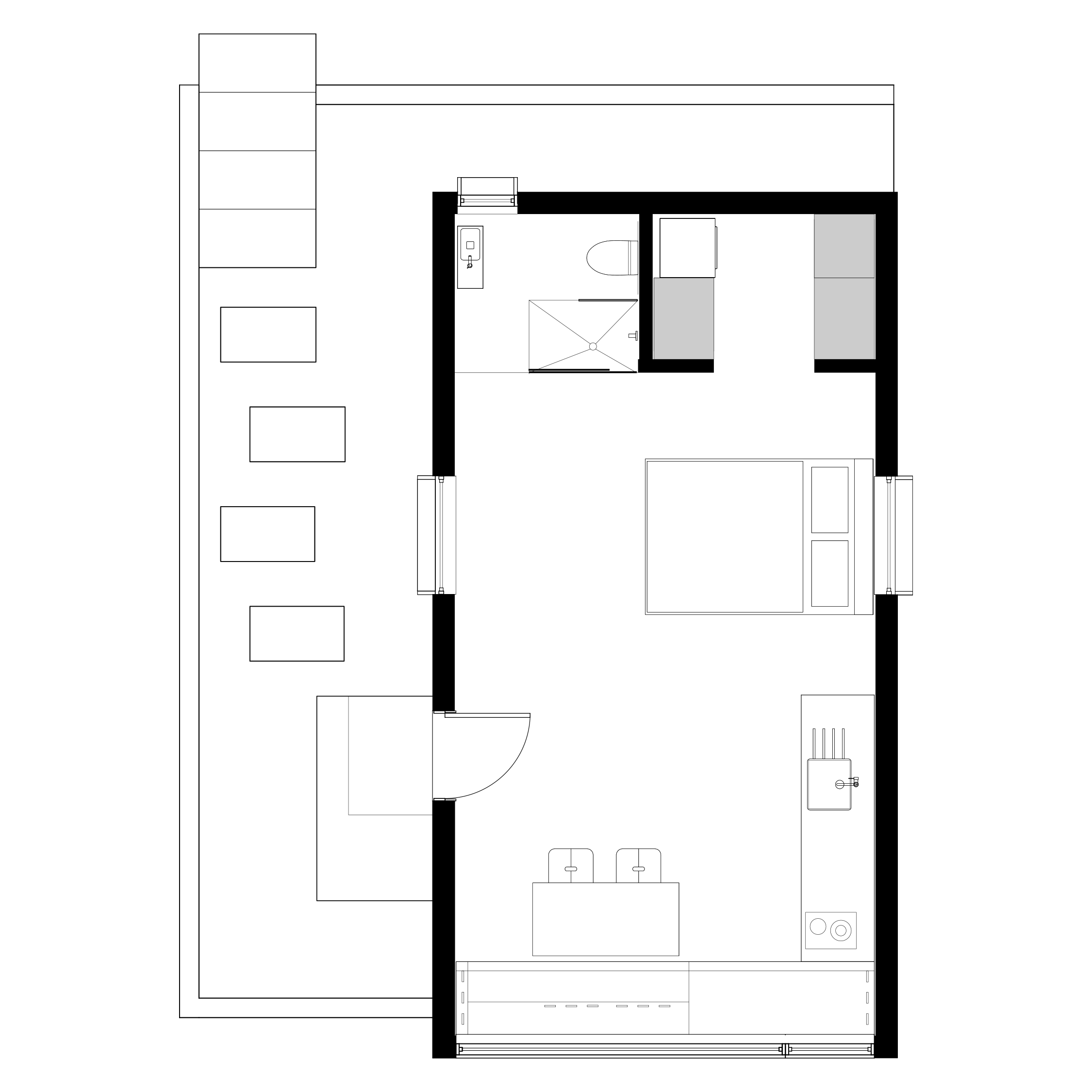 plan mini maison en bois de 35m2