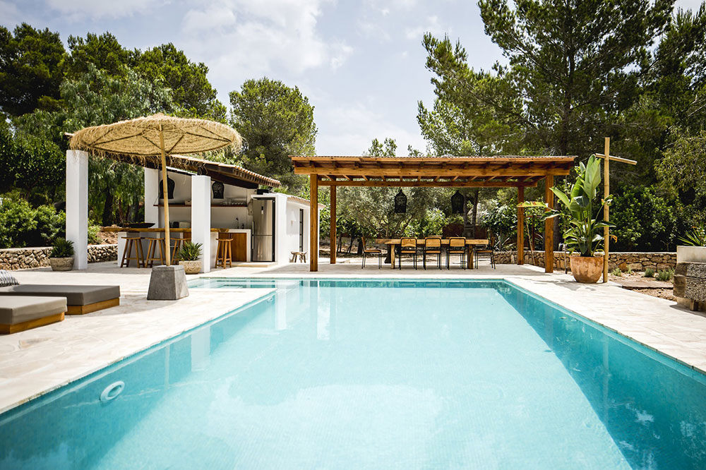 piscine maison Ibiza