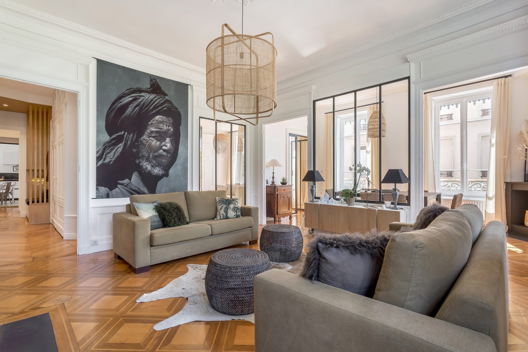 Un appartement contemporain familial rénové par un architecte