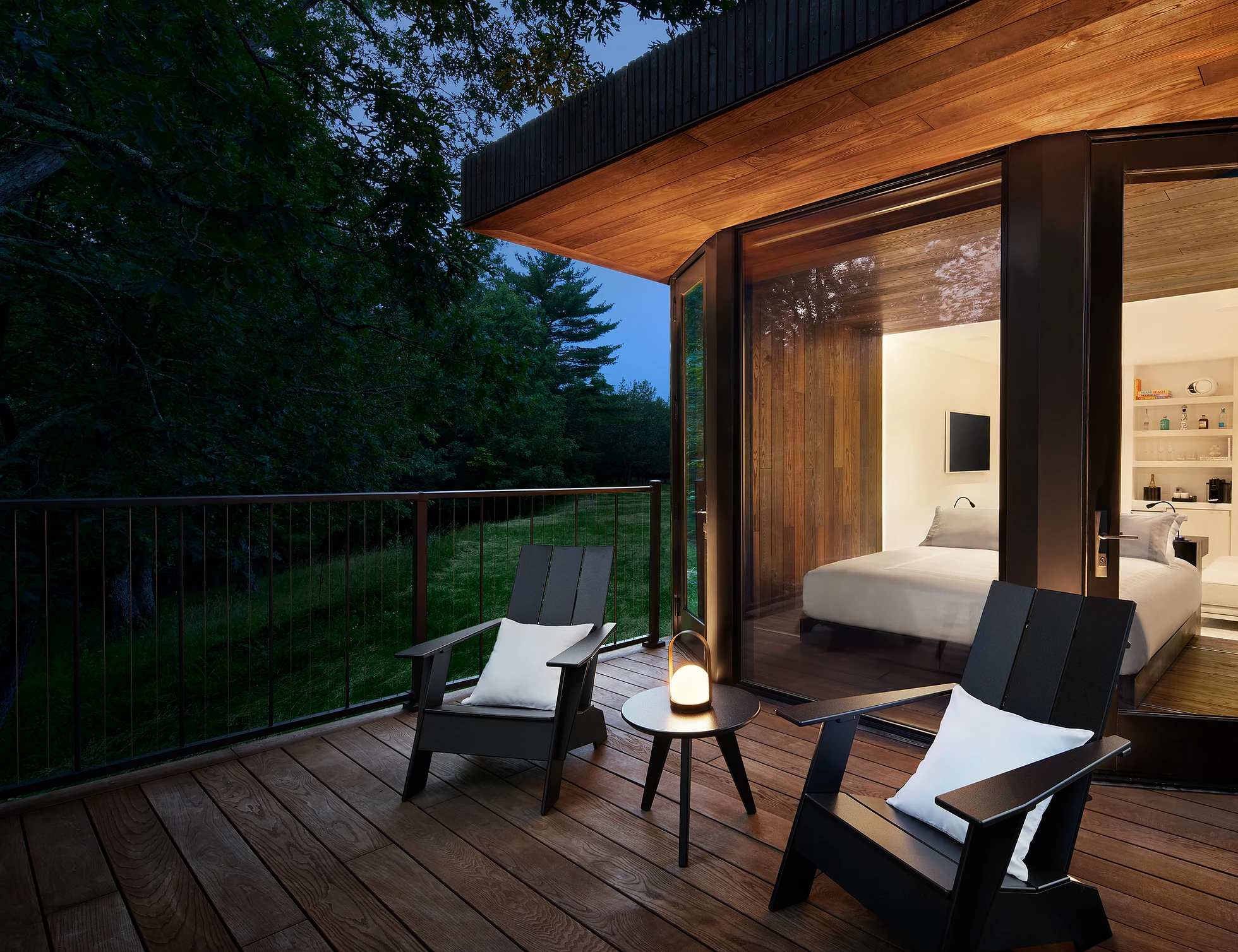 terrasse en bois petite maison en bois de 40m2