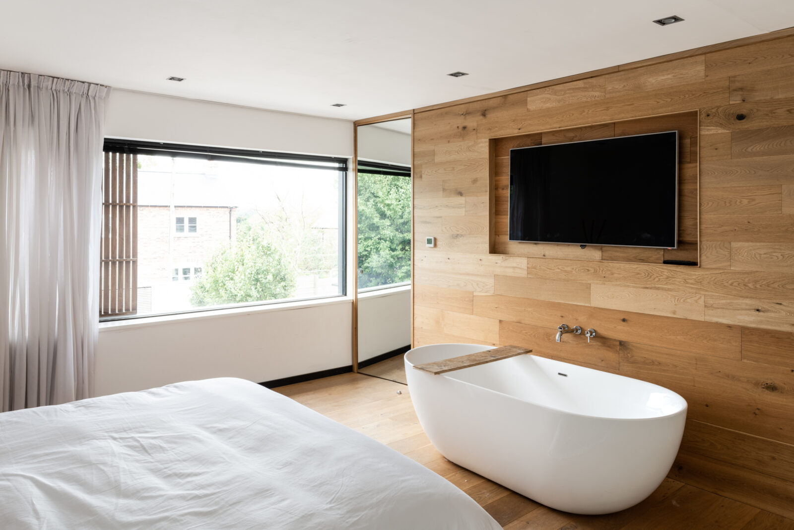chambre avec baignoire design