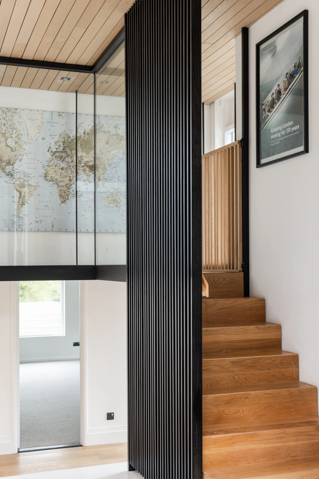 escalier design en bois