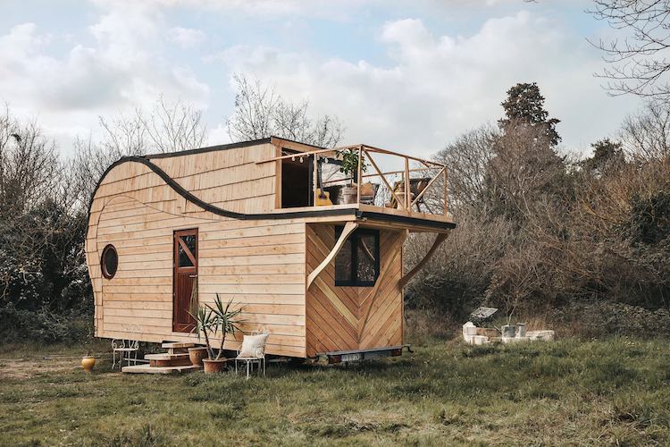 façade tiny house en bois