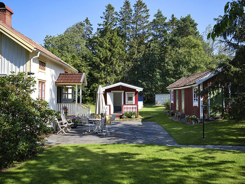 jardin maison Suède