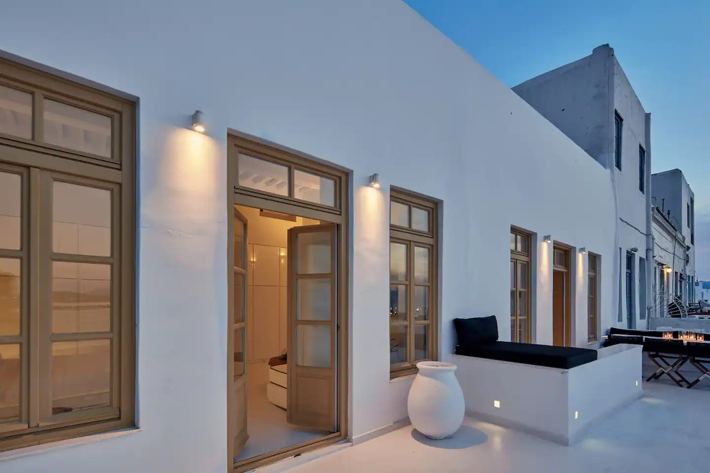 terrasse maison en Grèce