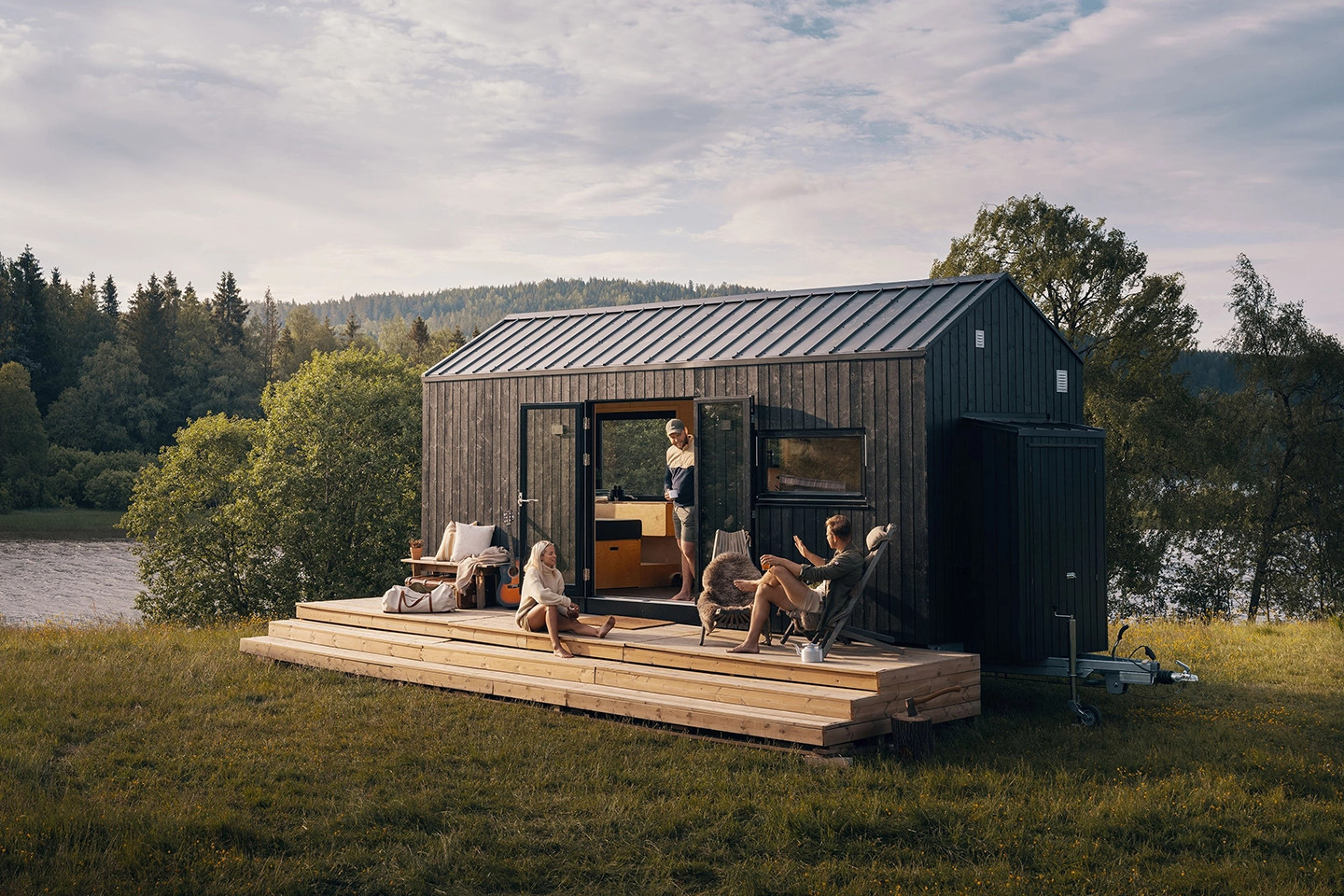 Une mini maison de 20m2 au style minimaliste et nordique