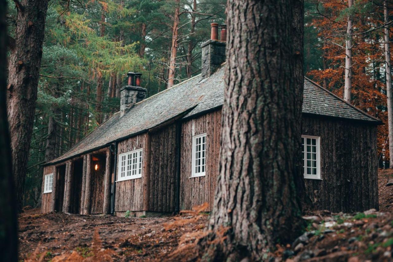 façade cabane en bois en Ecosse