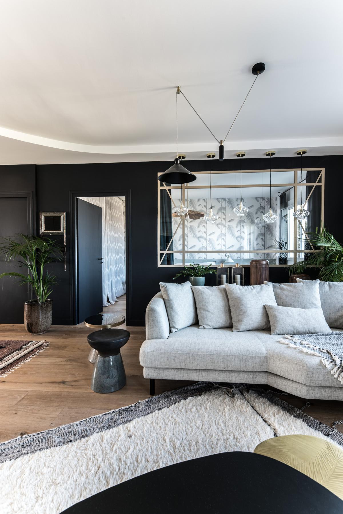 salon appartement décoration contemporaine par Colombe Marciano