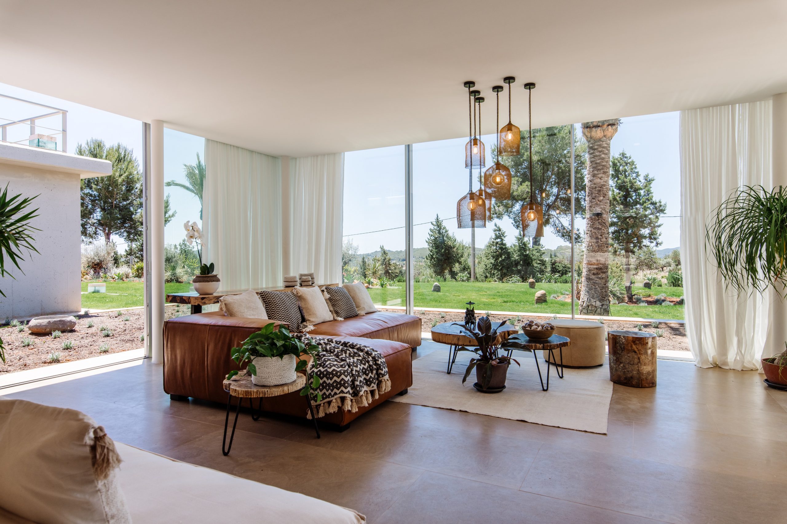 salon maison d'architecte Ibiza