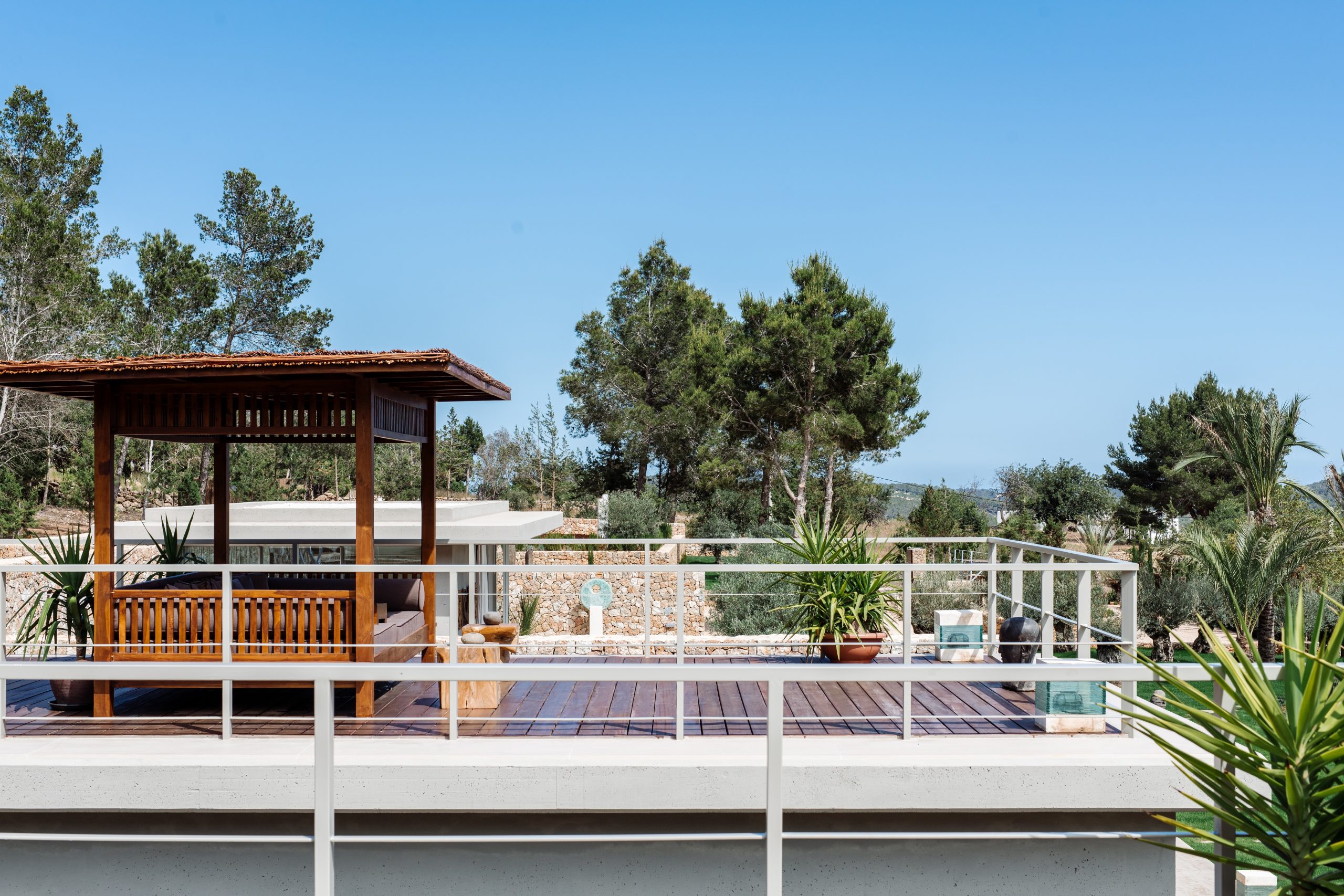 terrasse maison d'architecte Ibiza