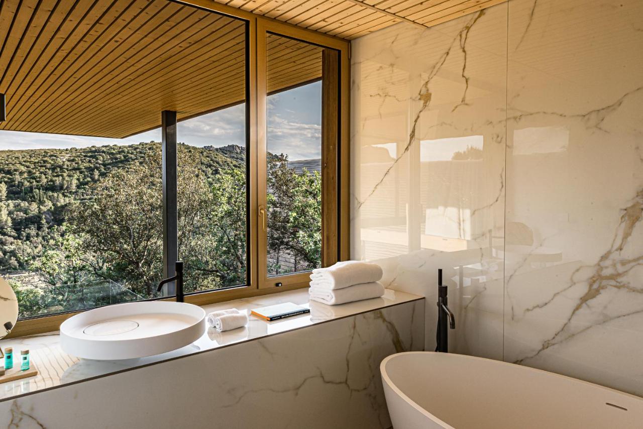 salle de bain design marbre