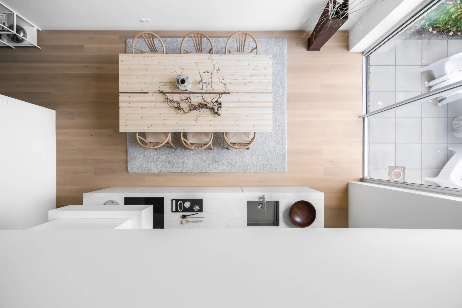 cuisine et salle à manger appartement design