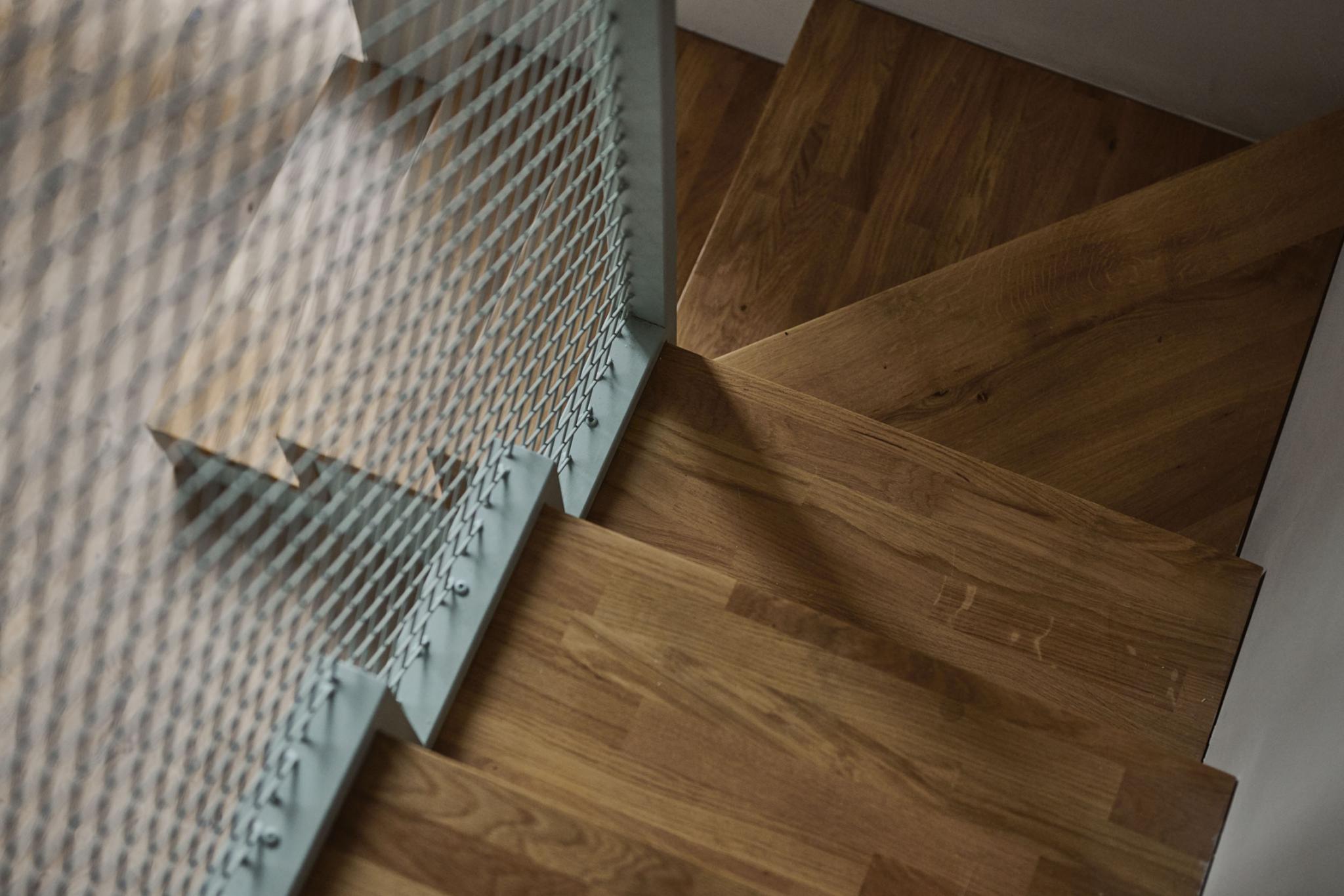 escalier bois appartement design