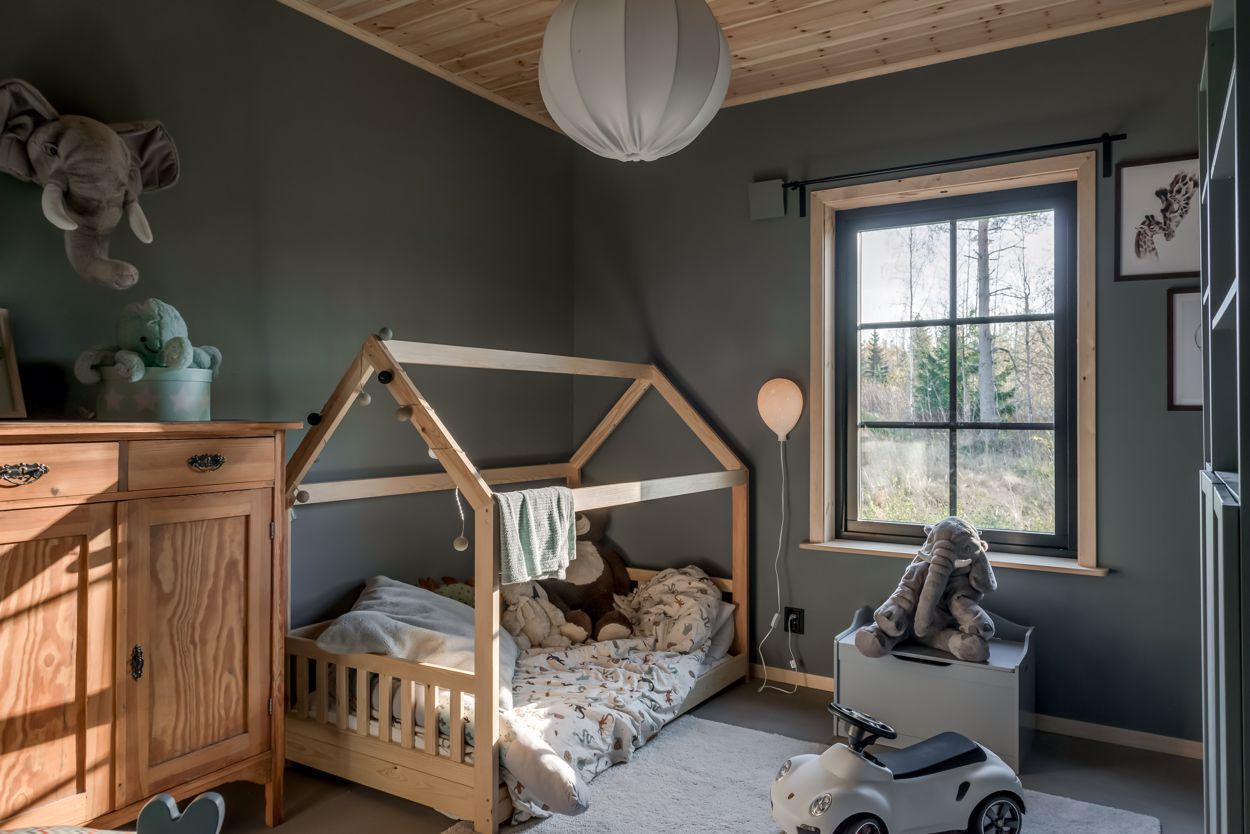 chambre enfant avec lit cabane