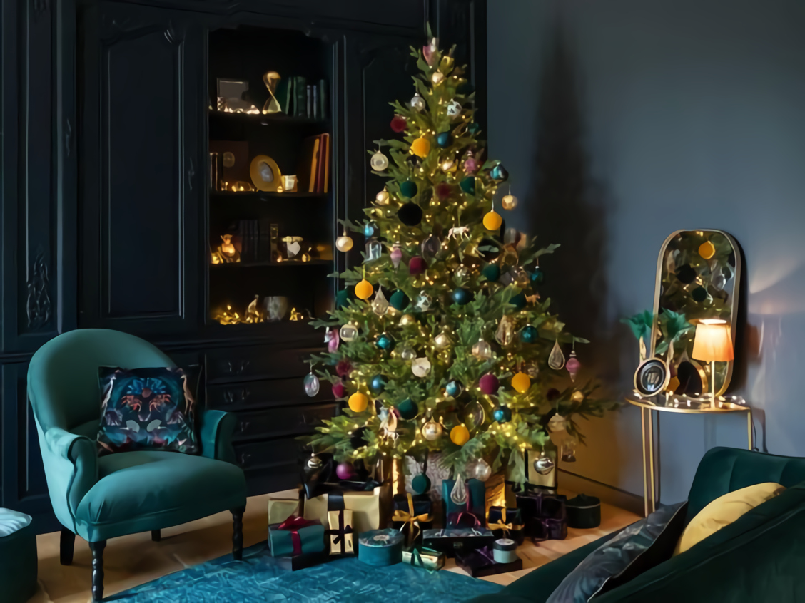 salon décoration Noël Maisons du Monde