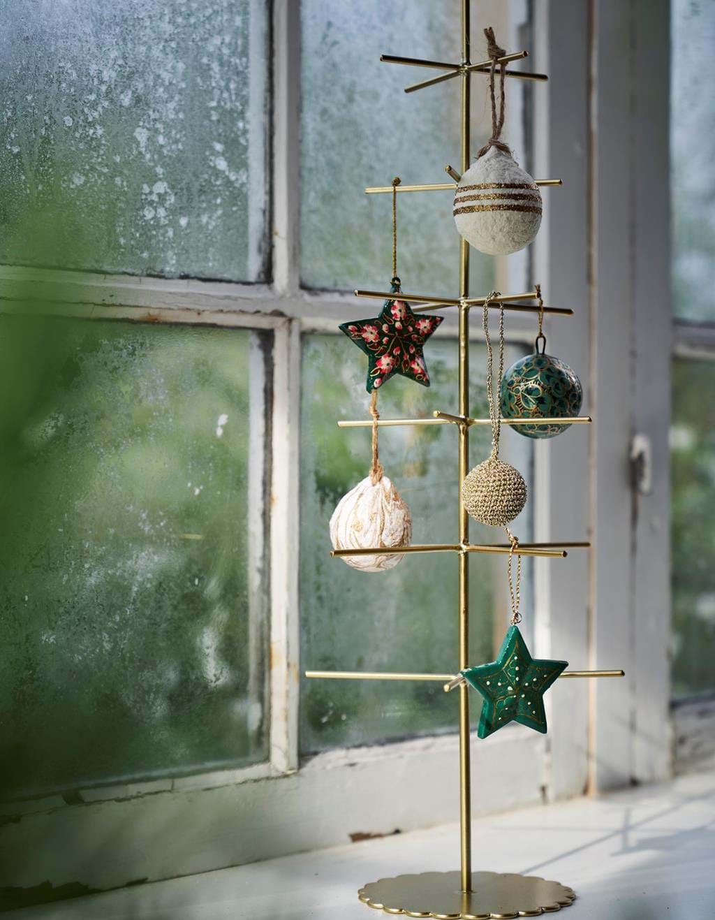 décoration fenêtre Noël