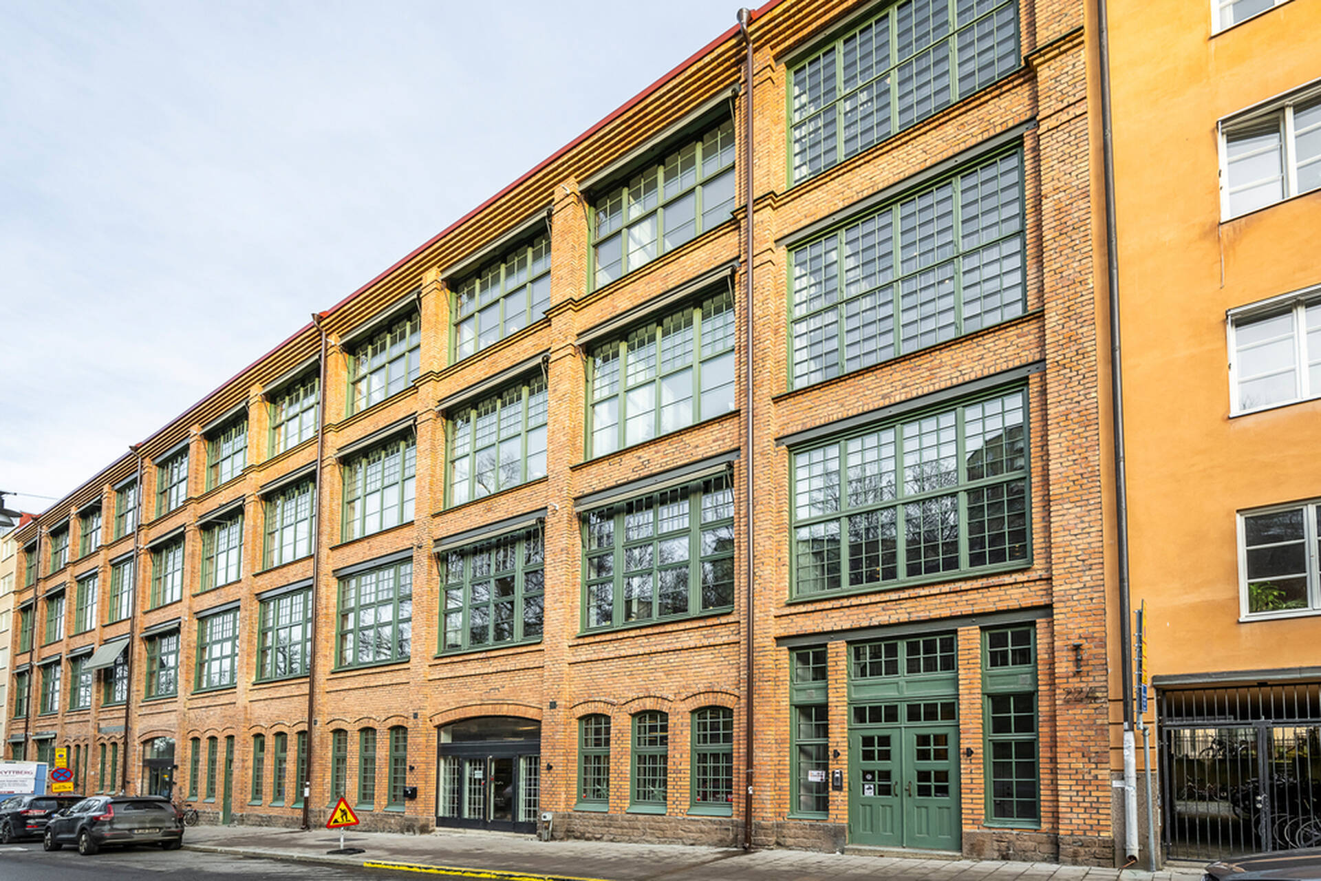 façade immeuble suédois lofts