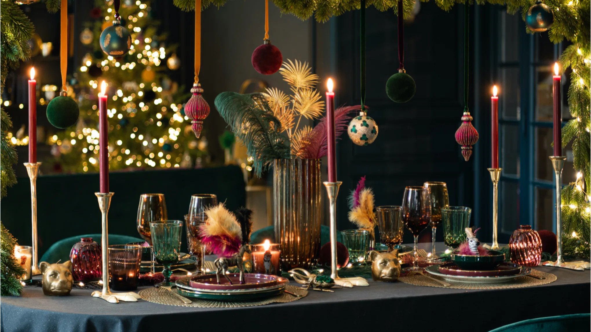 table décoration fêtes 2021