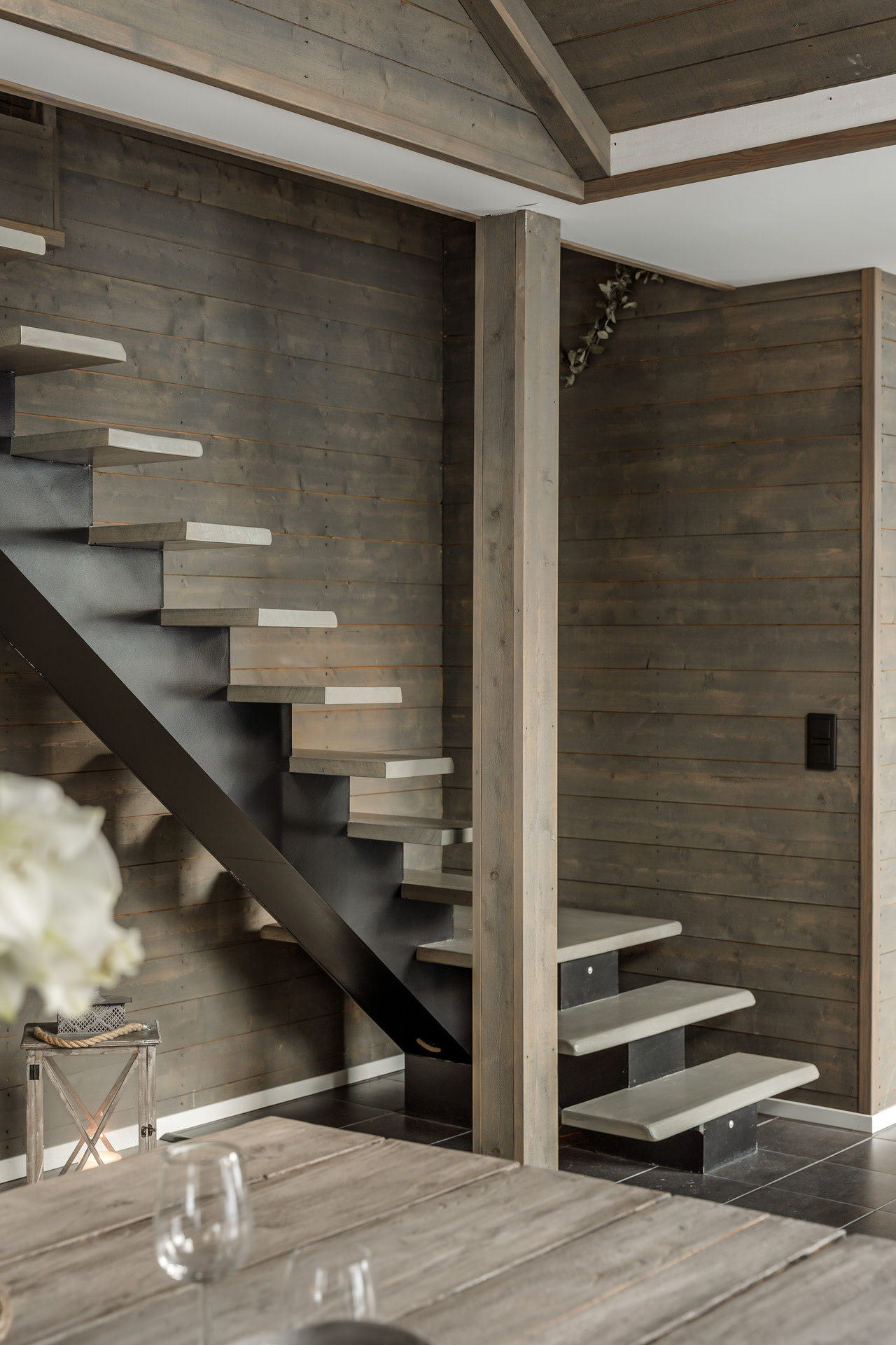 escalier maison en bois