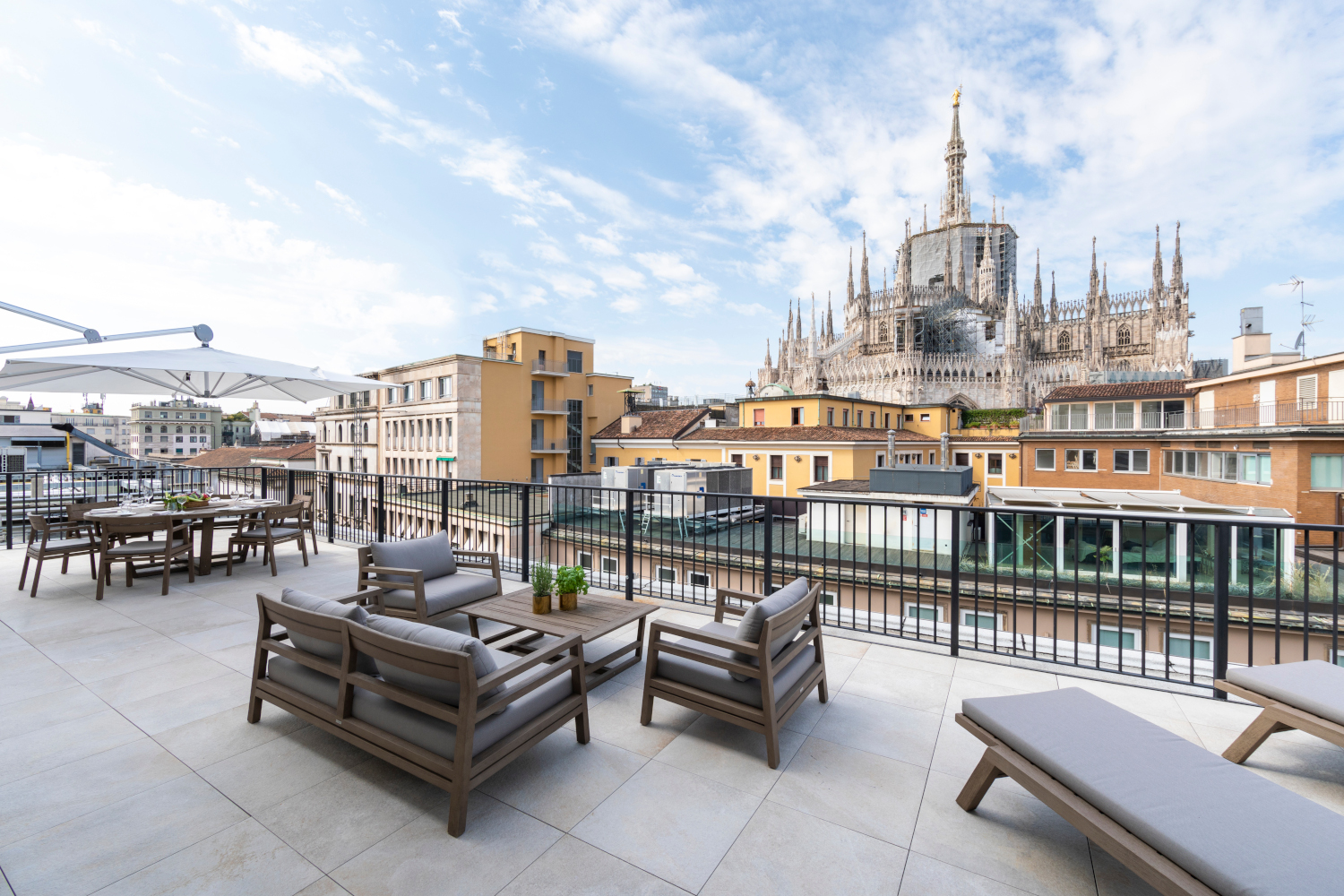 terrasse avec vue Milan