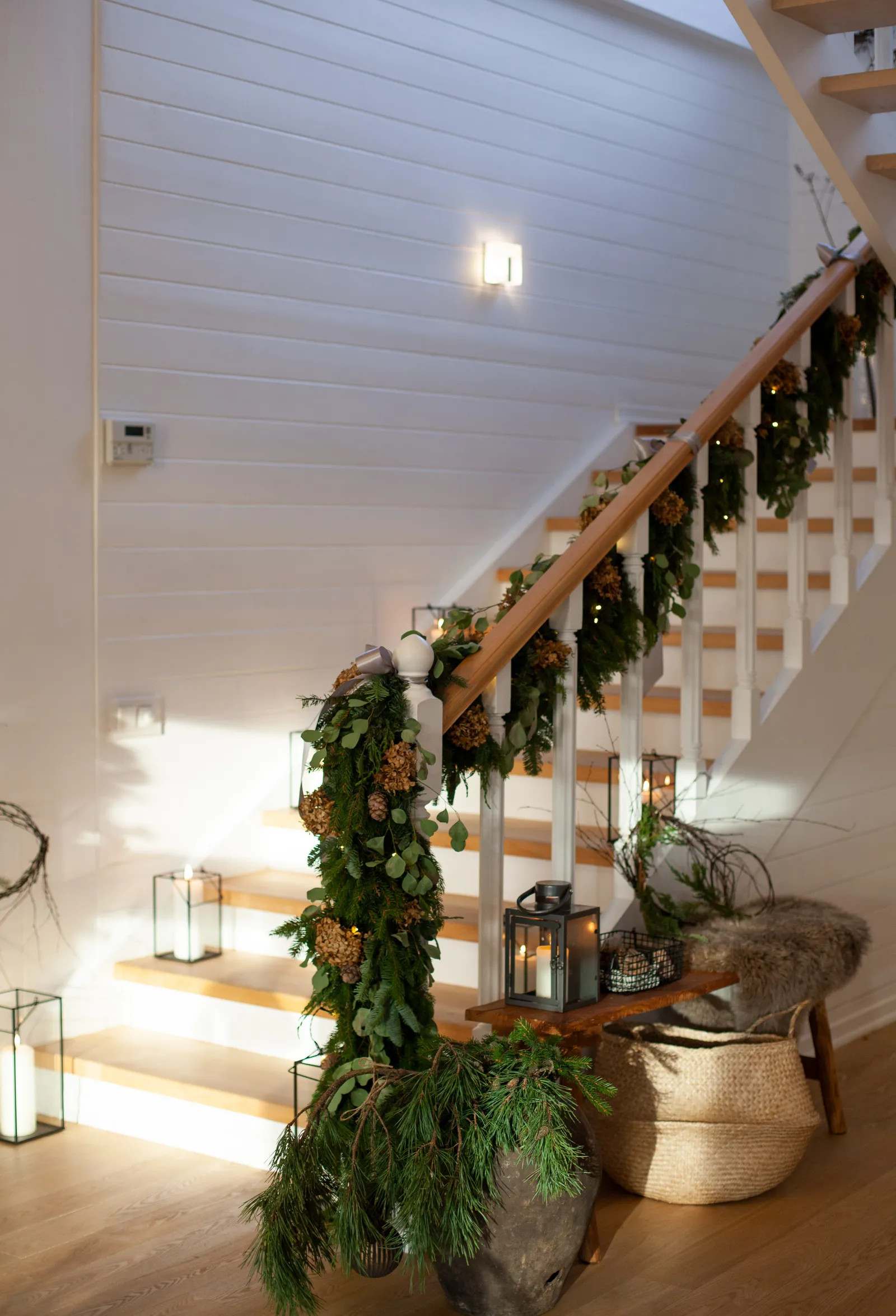 escalier décoration Noël