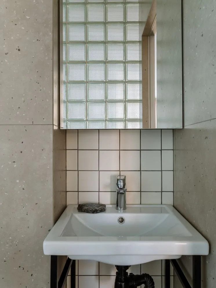 salle de bain design béton