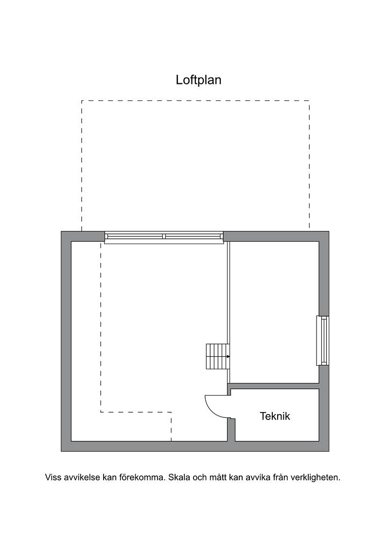 plan étage mini maison 26m2