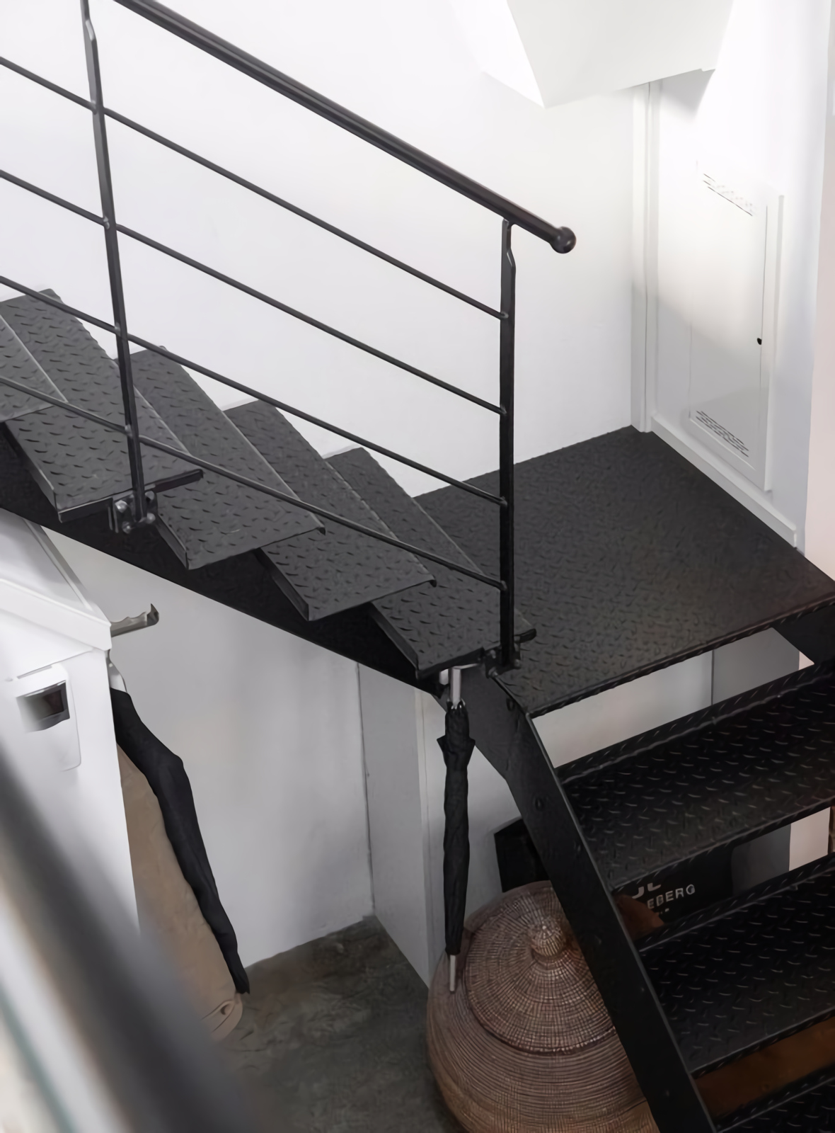 escalier métal style loft
