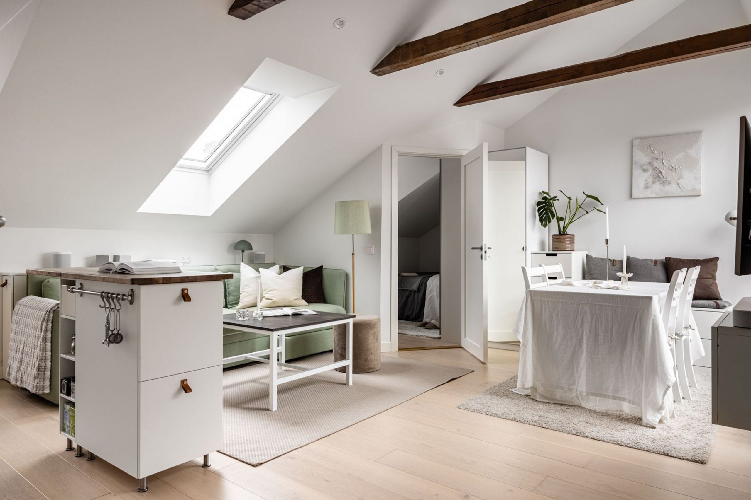 Un appartement mansardé de 38m2 parfaitement aménagé
